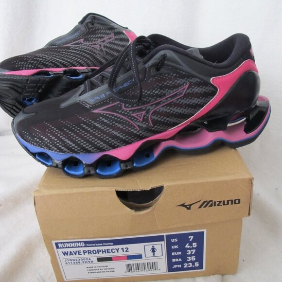 Like New - Mizuno Wave Prophecy 12 Running Shoes - Picture 1 of 10